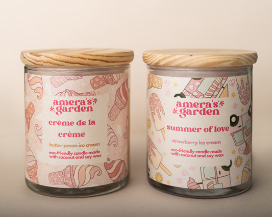 ICE CREAM Candle Duo